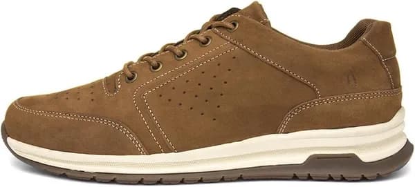 Hush Puppies Mens Joseph Lace Up Trainers Shoes - UK 10 Brown male GDE2677LBR10