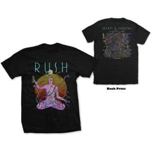 Rush - Snakes & Arrows Tour 2007 Unisex Large T-Shirt - Black