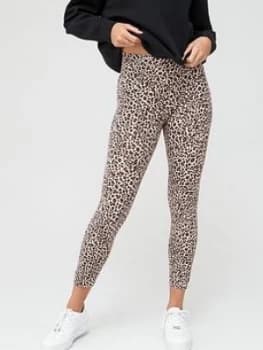 Nike Nsw Animal Print Legging - Beige