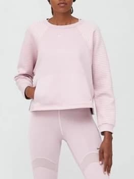 Nike Training Pro Lux Sweatshirt - Pink