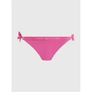 Tommy Bodywear Side Tie Cheeky Bikini - Pink