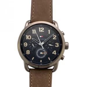 Briggs Multifunction Brown Leather Mens Watch