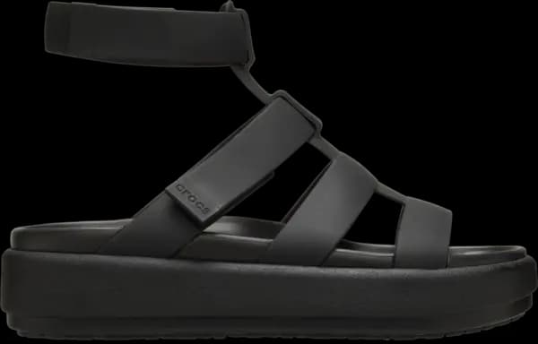 Crocs Women Brooklyn Luxe Gladiator Sandals Black / Black 4