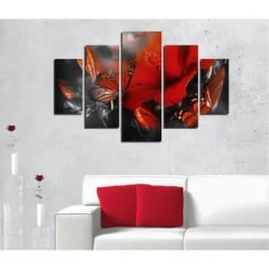 ST227 Multicolor Decorative MDF Painting (5 Pieces)