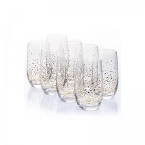8 Piece Star Hi-Ball Glasses Set