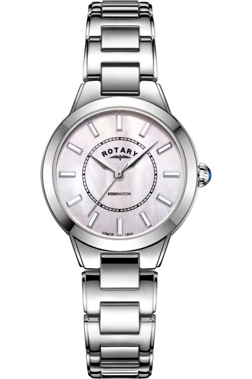 Rotary Pearl Watch - LB05375/07 - pink mother of pearl