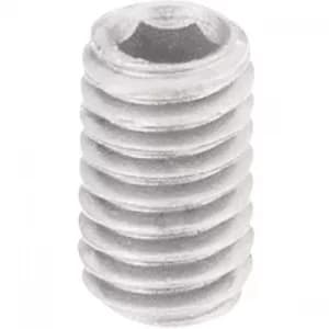 Toolcraft Hexagonal Socket Grub Screws DIN 913 Polyamide M5 x 10mm...