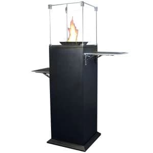 Robert Dyas Muztag Qogir 516 Low Open Top Steel Star Burner Outdoor Gas Fire