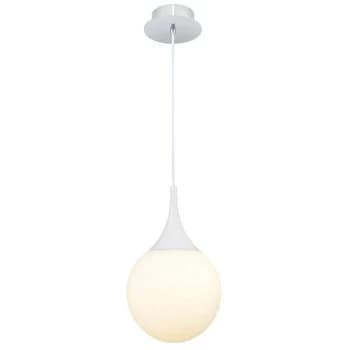 Maytoni Lighting - Dewdrop Globe Ceiling Pendant Lamp White, 1 Light, E27