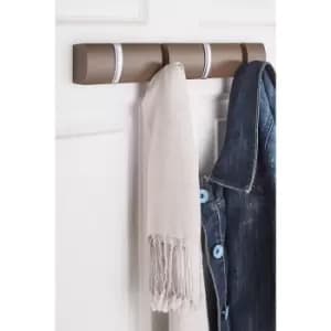 4 Hook Chrome Set on Mountable Board