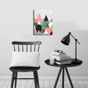 2838CIZC-02 Multicolor Decorative Canvas Painting