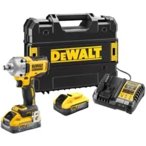 DCF891H2T 18V xr Brushless 1/2 Hog Ring Impact Wrench (2 x Powerstack Batteries) DCF891H2T-GB - Dewalt