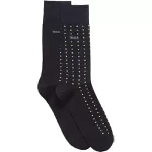 Boss 2 Pack Minipattern Socks - Blue