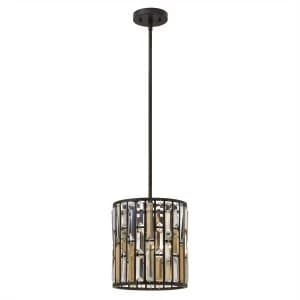 1 Light Ceiling Mini Pendant Vintage Bronze, E27