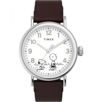 Timex White And Brown 'Essential Collection' Watch - TW2U71000 - multicoloured