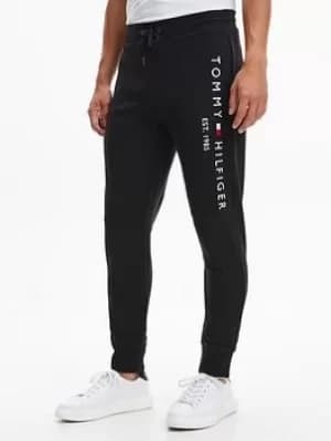 Tommy Hilfiger Basic Branded Joggers, Black, Size L, Men