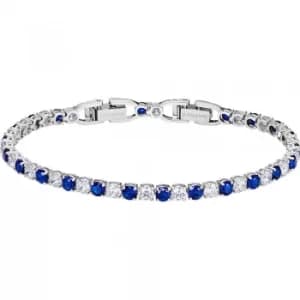 Swarovski Tennis Deluxe Blue and Clear Crystal Bracelet 5506253