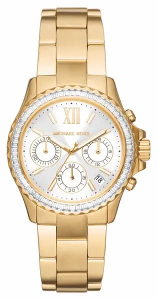 Michael Kors MK7212 Everest Womens Gold-Toned Chronograph Watch