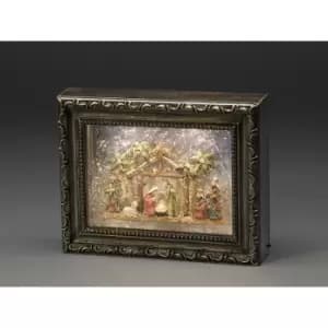 Konstsmide - Battery Operated Lantern Frame Nativity 4358-000