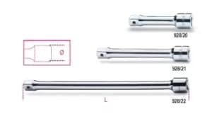 Beta Tools 928/20 3/4" Square Drive Extension Bar 100mm 009280810