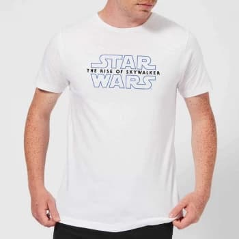 Star Wars: The Rise Of Skywalker Logo Mens T-Shirt - White - XS