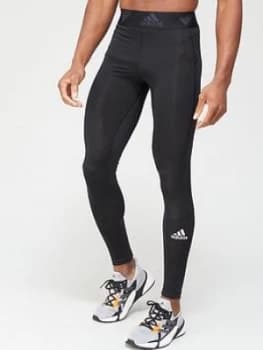 adidas Techfit Long Tights - Black/White Size M Men
