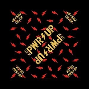 AC/DC - PWR-UP Unisex Bandana - Black