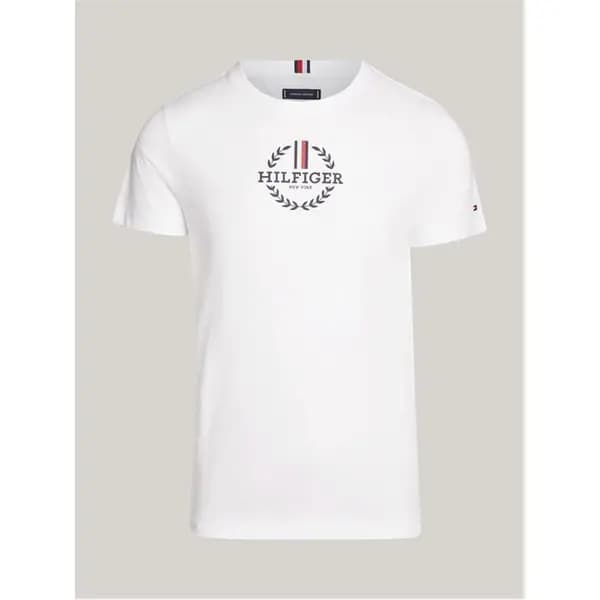 Tommy Hilfiger Global Stripe T Shirt - White S