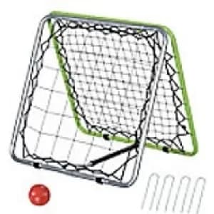 Homcom Football Net Iron Silver