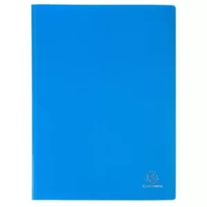Exacompta Display Books PP Eco A4, 10 Pkts, Light Blue, Pack of 25