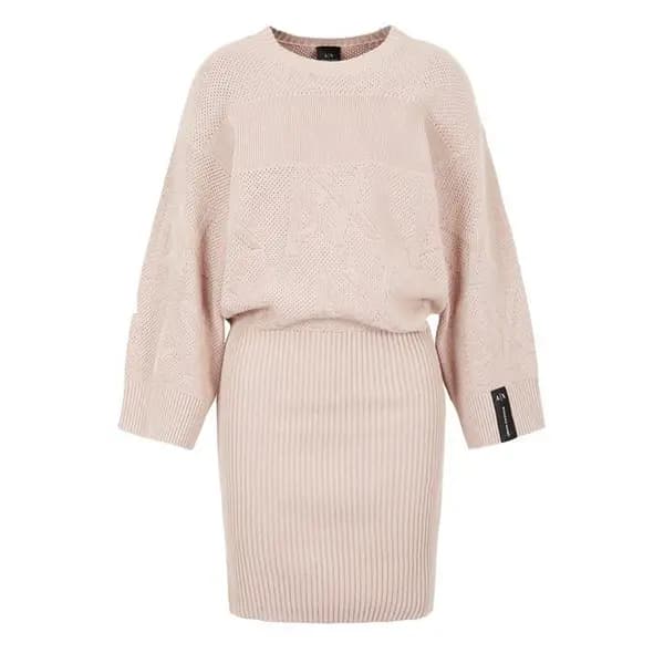 Armani Exchange Knitted Dress - Pink 8