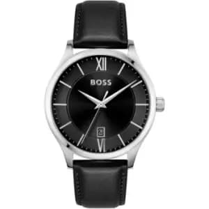 Mens BOSS Elite Black Watch
