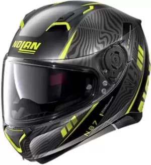 Nolan N87 Sioux N-Com 106 Black Yellow M