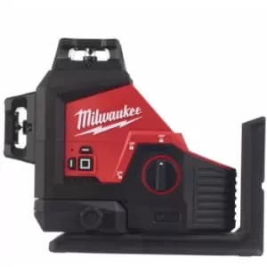 Milwaukee Hand Tools M12 3PL-0C Green 360 3 Plane Laser 12V Bare Unit
