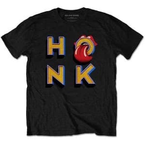 The Rolling Stones - Honk Letters Mens Large T-Shirt - Black