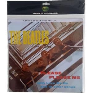 The Beatles Please, Please Me Album Steel Wall Sign
