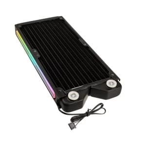 Raijintek Teos RGB LED Dual Fan Copper Radiator - 240mm