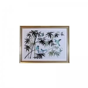 Oriental Birds Framed Print