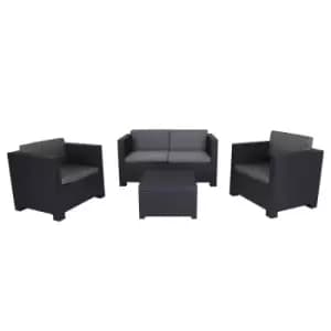 Charles Bentley Shaf Diva Comfort Lounge Set Grey