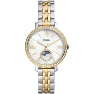 Ladies Fossil Jacqueline Multifunction Two-Tone Stainless Steel Watch