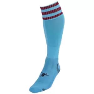 Precision Unisex Adult Pro Football Socks (7 UK-11 UK) (Sky Blue/Maroon)