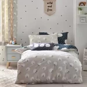 Peter Rabbit Spot Me Charcoal Duvet Cover and Pillowcase Set Charcoal