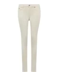 French Connection Rebound Denim 30" Skinny Jeans - Cream