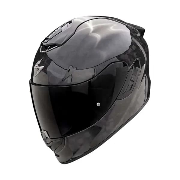 Scorpion Exo-1400 Evo II Air Onyx Carbon Solid Black Full Face Helmet Size S