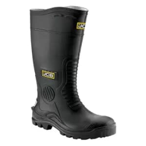 JCB Hydromaster Black Safety Wellington - Size 11