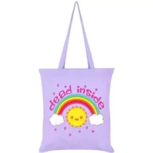 Grindstore Dead Inside Tote Bag (One Size) (Lilac) - Lilac