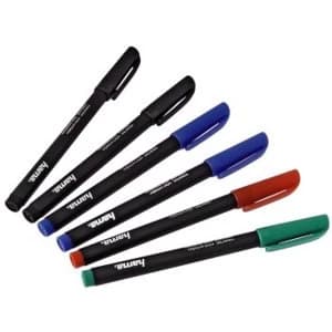 Hama CD/DVD Marker 6-Set 2xBlack / Red / Green / 2xBlue