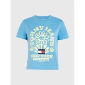 Tommy Jeans Tjw Reg Homegrown 4 Ss - Blue