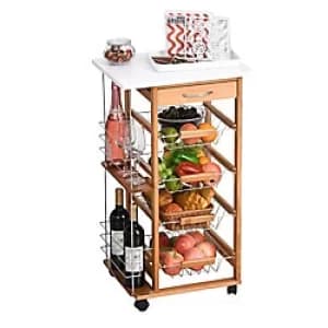 KITCHEN ISLAND BROWN