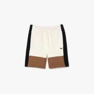 Lacoste Colour Block Shorts - Beige